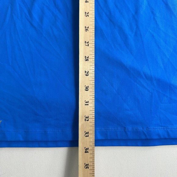 Nike‎ Tiger Woods Collection Blue Performance Tech Golf Polo Shirt Mens Size XXL - Picture 8 of 8